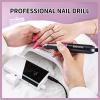 imageJODSONE Professional Nail Drill 45000 RPM Rechargeable Nail File for Nail Gel Removal Low Noise Portable for Home and Salon