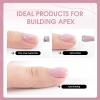 imageJODSONE Rubber Base Builder Gel for Nails6 Colors 10ml Rubber Base Gel SetBase Color ampamp Builder in Onefor Nail ThickeningStrengthenNude Purple Pink BrownBG07BG12