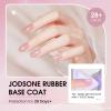 imageJODSONE Rubber Base Builder Gel for Nails6 Colors 10ml Rubber Base Gel SetBase Color ampamp Builder in Onefor Nail ThickeningStrengthenNude Purple Pink BrownBG07BG12