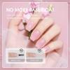 imageJODSONE Rubber Base Builder Gel for Nails6 Colors 10ml Rubber Base Gel SetBase Color ampamp Builder in Onefor Nail ThickeningStrengthenNude Purple Pink BrownBG07BG12