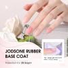 imageJODSONE Rubber Base Builder Gel for Nails6 Colors 10ml Rubber Base Gel SetBase Color ampamp Builder in Onefor Nail ThickeningStrengthenNude Purple Pink BrownBG01BG06