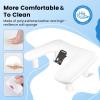 imageJODSONE U Shaped White Manicure Arm Rest for Nails Tech with Rotating 360BuiltIn Phone Holder and Adjustable Nail Arm Rest Detachable Manicure Hand Rest for Salon Design