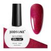 imageJODSONE 10ml Glitter Gel Nail Polish Glitter Red Gel Polish Deep Red All Seasons Neutral Soak Off U V Lamp Nail Art Design Manicure Salon DIY Home