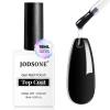 imageJODSONE 2 Bottles 18ml Top Coat Base Coat Gel Polish Set Compatible for Nail Salon Bright Surface Girl Gift and At Home DIY Need U V Lamp CuringTop coat
