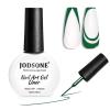 imageJODSONE 2pcs Metallic Nail Art Gel Liner Gold Mirror Chrome and Silvery 3D Effect Gel Nail Polish Thin Brush Metal Painted DIY at Home Salon Quality Gift for WomenLB13Dark Green