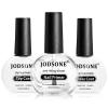 imageJODSONE 3Pcs 10ml Top and Base Coat Nail Glue Gel Set No Wipe for Long Lasting Manicures Nail Glue Gel for Securely Attaching False Nails and Decorations Requires U V Lamp Curing10MLBTP