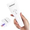 imageJODSONE Mini U V Portable Handheld Nail Lamp Rechargeable Model with LED Display Fast Drying for Home TravelingWhite