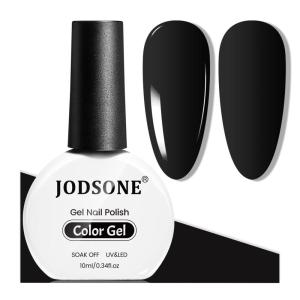 imageJODSONE 10ml Gel Nail Polish Bright Green Polish Green Color High Gloss Soak Off U V Gel Nail Manicure Salon DIY at HomeB01