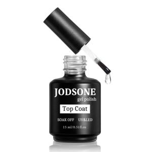 imageJODSONE 15ML Nail Primer Base Coat Top Coat Glossy Quick Drying Durable DIY Nail Art Design Long Lasting Gift15MLT