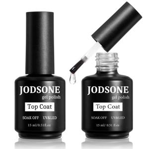 imageJODSONE 15ML Nail Primer Base Coat Top Coat Glossy Quick Drying Durable DIY Nail Art Design Long Lasting Gift15MLTT