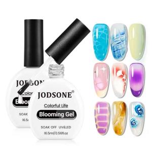 imageJODSONE 165ml Clear Blooming Gel Nail Polish for Spreading Effect Marble Natural Stone Watercolor Floral Print Nail Painting and Can Be Easily Used Suitable for DIY Nail Art2Pcs 165ml Blooming Gel