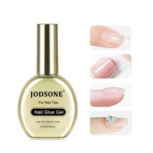 imageJODSONE Nail Glue Gel  165ml 4in1 Formula for Tips Base Coat Builder Gel ampamp Rhinestones Achieve LongLasting SalonQuality Art at Home Requires U V Light Curing