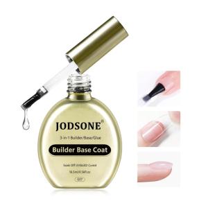 imageJODSONE Top Coat ampamp Base Coat Gel Polish2Pcs 165ml No Wipe Base Coat and Top Coat Set for Long Lasting Need U V Lamp Cured at Home DIY Nail Salon Girl Gift3in1 Builder Base Coat