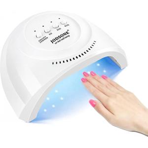 imageJODSONE U V LED Nail Lamp with 30 Light Beads Nail Dryer for Gel Polish Automatic Sensor 3 Timers Led Nail Light for Gel NailsWhite