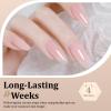 imageJODSONE Builder Gel for Nails10ml 4Pcs Builder Gel Set Jelly Pink Nude Whitefor Nail Extension Strengthening amp Thickening SolutionLong Lasting U V Light CureGJ09GJ12