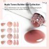 imageJODSONE Builder Gel for Nails10ml 4Pcs Builder Gel Set Jelly Pink Nude Whitefor Nail Extension Strengthening amp Thickening SolutionLong Lasting U V Light CureGJ05GJ08