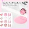 imageJODSONE Builder Gel for Nails10ml 4Pcs Builder Gel Set Jelly Pink Nude Whitefor Nail Extension Strengthening amp Thickening SolutionLong Lasting U V Light CureGJ01GJ04