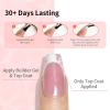 imageJODSONE Builder Gel for Nails10ml 4Pcs Builder Gel Set Jelly Pink Nude Whitefor Nail Extension Strengthening amp Thickening SolutionLong Lasting U V Light CureGF301GF303 GF306