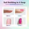 imageJODSONE Builder Gel for Nails10ml 4Pcs Builder Gel Set Jelly Pink Nude Whitefor Nail Extension Strengthening amp Thickening SolutionLong Lasting U V Light CureGJ16GJ19