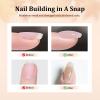 imageJODSONE Builder Gel for Nails10ml 4Pcs Builder Gel Set Jelly Pink Nude Whitefor Nail Extension Strengthening amp Thickening SolutionLong Lasting U V Light CureGJ09GJ12
