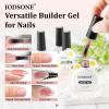 imageJODSONE Builder Gel for Nails10ml 4Pcs Builder Gel Set Jelly Pink Nude Whitefor Nail Extension Strengthening amp Thickening SolutionLong Lasting U V Light CureGJ05GJ08