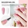 imageJODSONE Builder Gel for Nails10ml 4Pcs Builder Gel Set Jelly Pink Nude Whitefor Nail Extension Strengthening amp Thickening SolutionLong Lasting U V Light CureGF301GF303 GF306