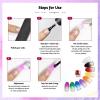 imageJODSONE Sponge Pat Paint Nail Gel 9 Colors French Gradient Gel Nail Blush Blooming At Home DIY Nail Art Designs9ColorPPG1