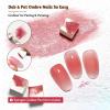 imageJODSONE Sponge Pat Paint Nail Gel 9 Colors French Gradient Gel Nail Blush Blooming At Home DIY Nail Art Designs9ColorPPG3