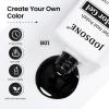 imageJODSONE 18ml Gel Nail Polish Black Gel Polish Soak Off U V Lamp Gel Polish Nail Art Manicure Salon DIY at Home Gift for Women