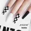 imageJODSONE 18ml Gel Nail Polish Black Gel Polish Soak Off U V Lamp Gel Polish Nail Art Manicure Salon DIY at Home Gift for Women