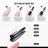 imageJODSONE 18ml Gel Nail Polish Black Gel Polish Soak Off U V Lamp Gel Polish Nail Art Manicure Salon DIY at Home Gift for Women