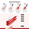 imageJODSONE Gel Nail Polish 18ml Light Red Gel Polish LongLasting Art Design Manicure Salon DIY At Home Soak Off U V LED Nail Art Gifts for Women