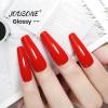 imageJODSONE Gel Nail Polish 18ml Light Red Gel Polish LongLasting Art Design Manicure Salon DIY At Home Soak Off U V LED Nail Art Gifts for Women