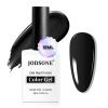 imageJODSONE 18ml Gel Nail Polish Black Gel Polish Soak Off U V Lamp Gel Polish Nail Art Manicure Salon DIY at Home Gift for Women