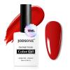 imageJODSONE Gel Nail Polish 18ml Light Red Gel Polish LongLasting Art Design Manicure Salon DIY At Home Soak Off U V LED Nail Art Gifts for Women