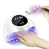 imageJODSONE Pink U V Nail Lamp for Gel Nail Polish Manicure Light with 4 Timers amp Automatic Sensor Nail Dryer Curing LED LightSnow White