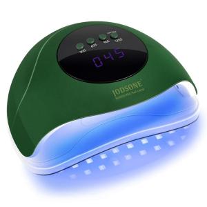 imageJODSONE Pink U V Nail Lamp for Gel Nail Polish Manicure Light with 4 Timers amp Automatic Sensor Nail Dryer Curing LED LightGreen