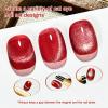 imageJODSONE 20 Colors Cat Eye Gel Nail Polish Kit with Base Coat Top Coat 3IN1 Magnet UV Soak Off Gel Polish for at Home DIY Nail Art20SETCE