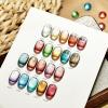 imageJODSONE 20 Colors Cat Eye Gel Nail Polish Kit with Base Coat Top Coat 3IN1 Magnet UV Soak Off Gel Polish for at Home DIY Nail Art20SETCE