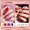 imageJODSONE 32 Colors Nail Art Gel Paint Kit Solid Gel Nail Polish Painting Paint Nail for Nails Art Set Professional Salon DIY Gift20ColorSet1