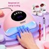 imageJODSONE 32 Colors Nail Art Gel Paint Kit Solid Gel Nail Polish Painting Paint Nail for Nails Art Set Professional Salon DIY Gift32ColorKit1