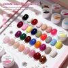 imageJODSONE 32 Colors Nail Art Gel Paint Kit Solid Gel Nail Polish Painting Paint Nail for Nails Art Set Professional Salon DIY Gift32ColorKit1