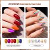 imageJODSONE 32 Colors Nail Art Gel Paint Kit Solid Gel Nail Polish Painting Paint Nail for Nails Art Set Professional Salon DIY Gift32ColorSet1