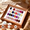 imageJODSONE 32 Colors Nail Art Gel Paint Kit Solid Gel Nail Polish Painting Paint Nail for Nails Art Set Professional Salon DIY Gift32ColorSet1