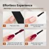 imageJODSONE 55 Colors Gel Nail Polish Set with 5 Bottles of Base and Glossy Matte Top Coat for at Home Salon DIY Nail Art10ColorB