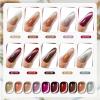 imageJODSONE 55 Colors Gel Nail Polish Set with 5 Bottles of Base and Glossy Matte Top Coat for at Home Salon DIY Nail Art10ColorCE01