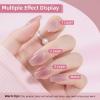 imageJODSONE 55 Colors Gel Nail Polish Set with 5 Bottles of Base and Glossy Matte Top Coat for at Home Salon DIY Nail Art10ColorJelly01