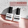 imageJODSONE 55 Colors Gel Nail Polish Set with 5 Bottles of Base and Glossy Matte Top Coat for at Home Salon DIY Nail Art10ColorJelly01
