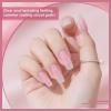 imageJODSONE 55 Colors Gel Nail Polish Set with 5 Bottles of Base and Glossy Matte Top Coat for at Home Salon DIY Nail Art10ColorJelly01