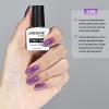 imageJODSONE 55 Colors Gel Nail Polish Set with 5 Bottles of Base and Glossy Matte Top Coat for at Home Salon DIY Nail Art10SETJellyPurple